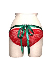 Roter Spitzen - Slip