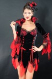 Sexy Vampirkleid aus Samt